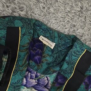 VTG Ultra Dress New York Womens 6P Multicolor Floral 3/4 Sleeve‎ Dress Cover